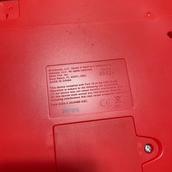 Speak & Spell Kahootz  #09624‎ Vintage Works Tested - Picture 4 of 4